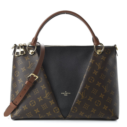Louis Vuitton Monogram V Tote MM Black 1 of 10