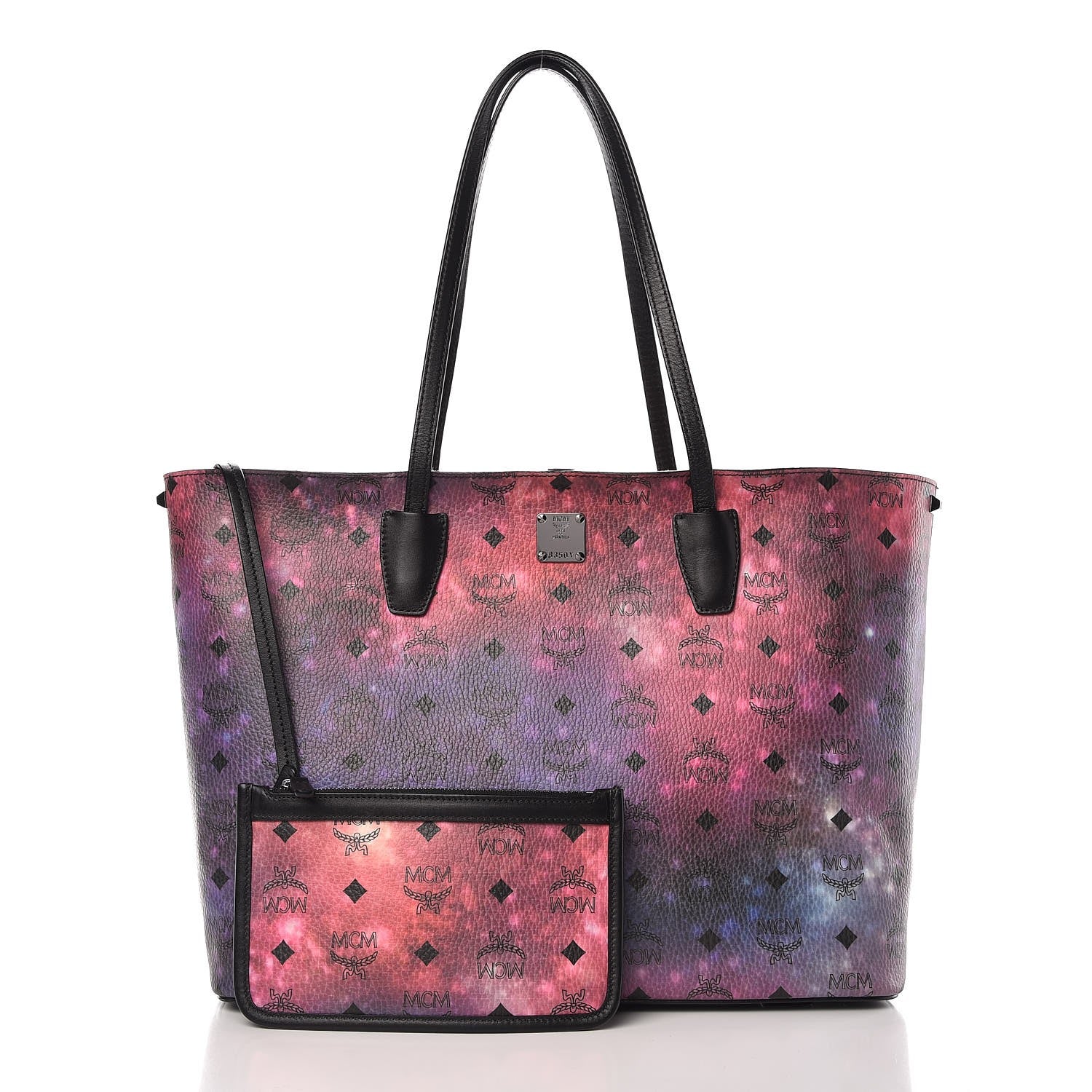 MCM Galaxy Visetos Medium Shopper Tote Multicolor 3 of 13