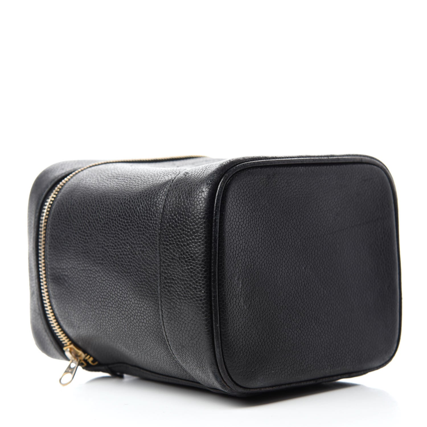 Chanel Caviar Cosmetic Vanity Bag Black 4 of 8