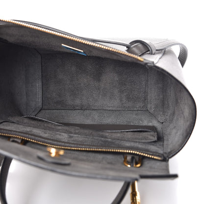 Celine Grained Calfskin Micro Belt Bag Grey 5 of 17