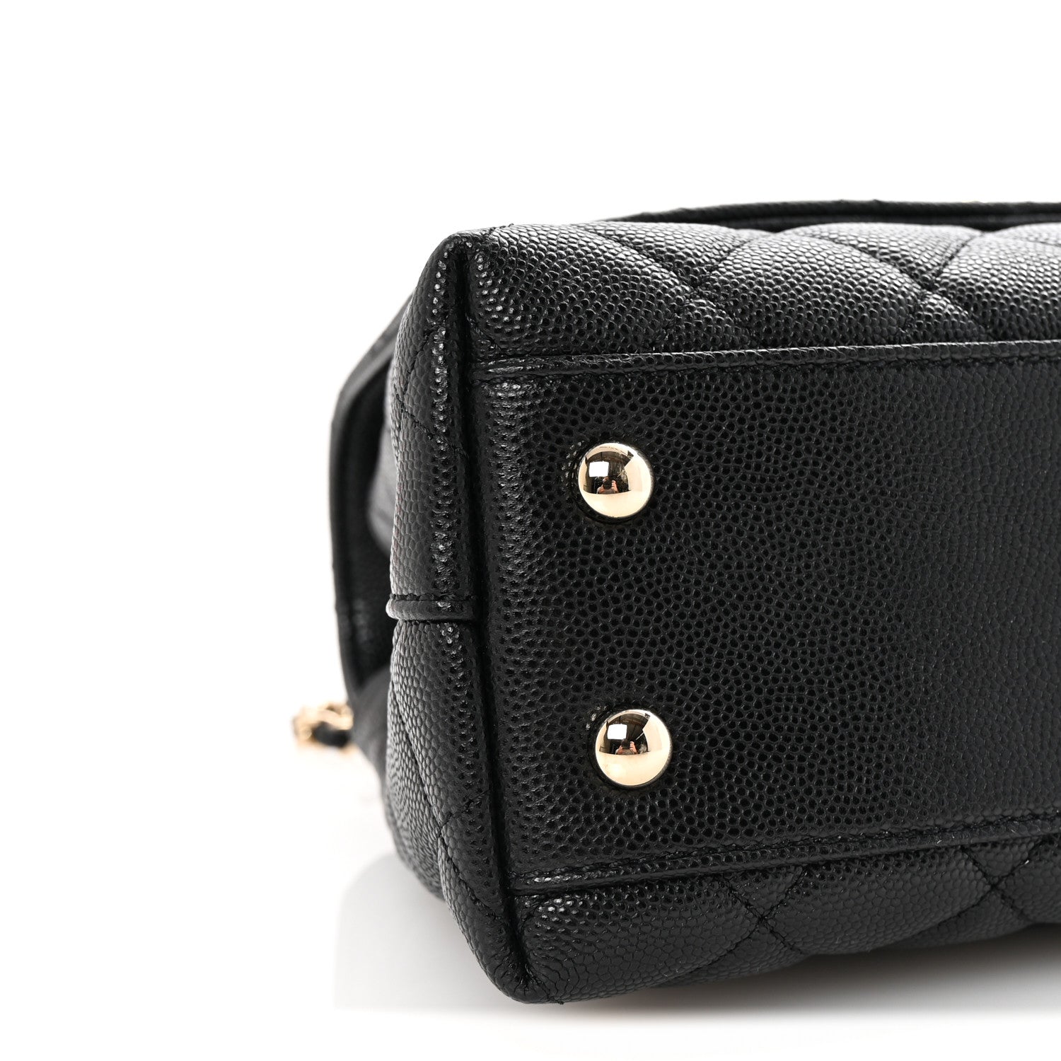 Chanel Caviar Quilted Mini Coco Handle Flap Black 9 of 10