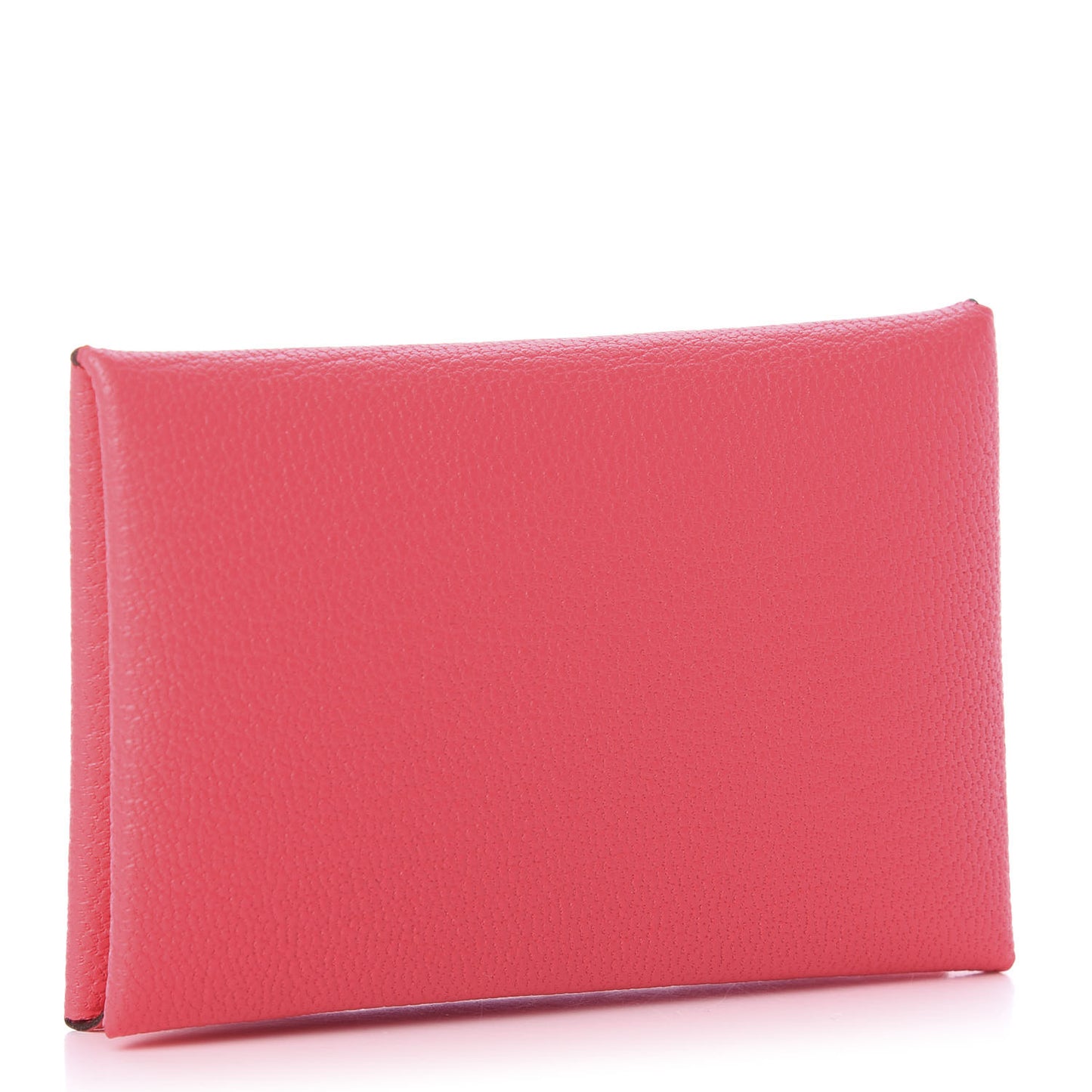 Chevre Mysore Calvi Card Case Rose Lipstick