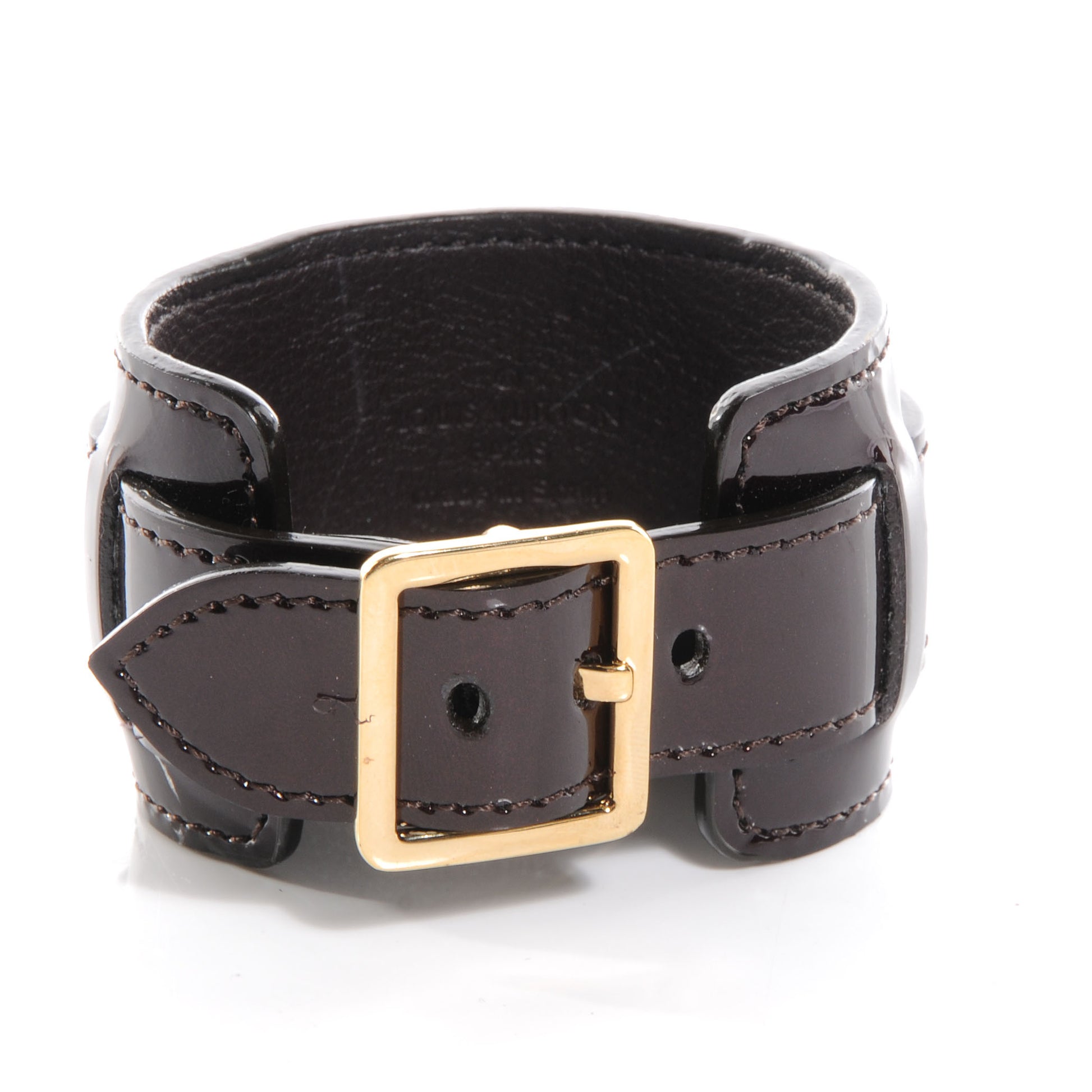 Louis Vuitton Patent Infinit Bracelet 17 Amarante 4 of 5