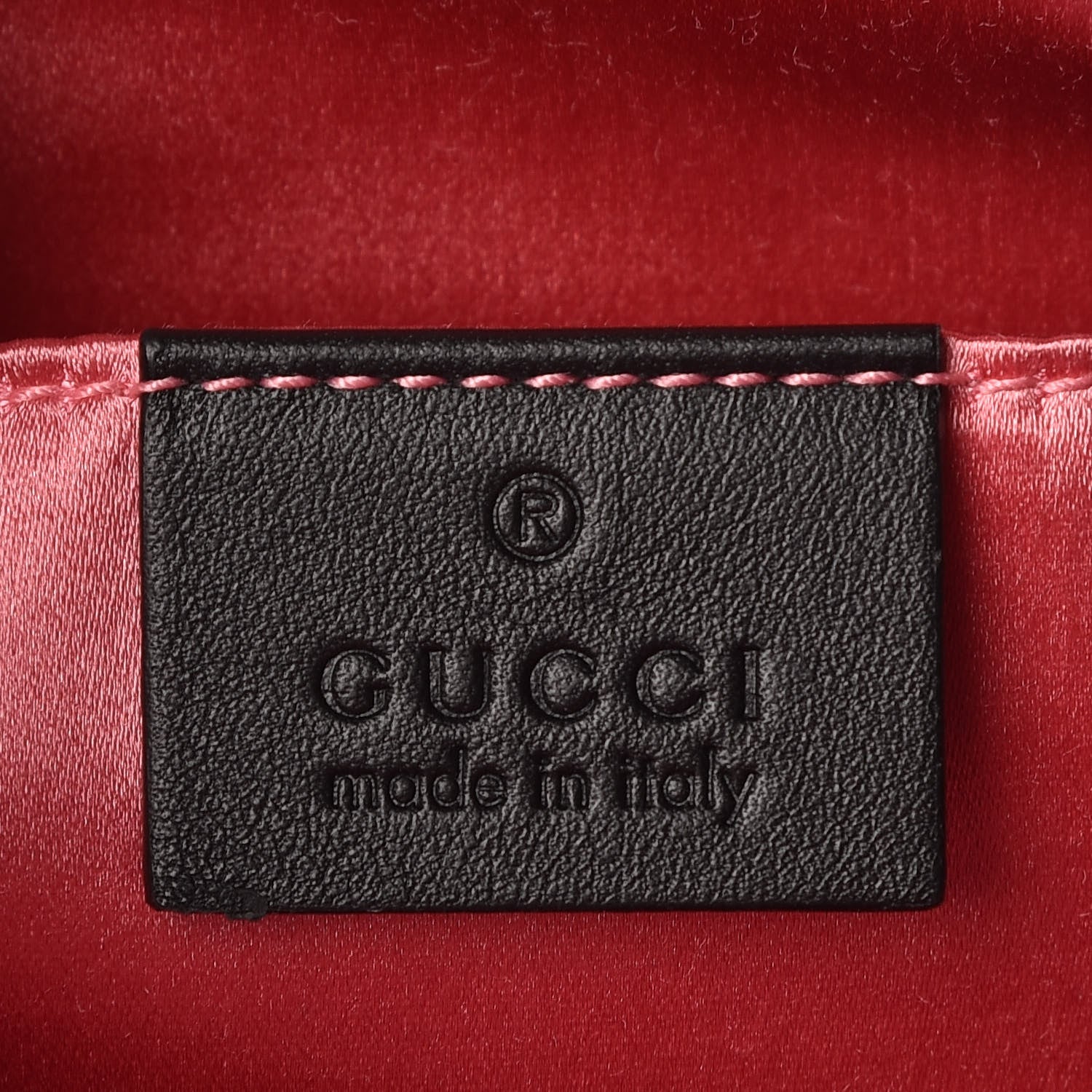 Gucci Velvet Matelasse Small GG Marmont Chain Shoulder Bag Black 6 of 10