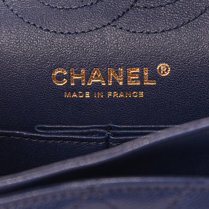 Chanel Caviar 2.55 Reissue 224 Flap Dark Blue 6 of 10