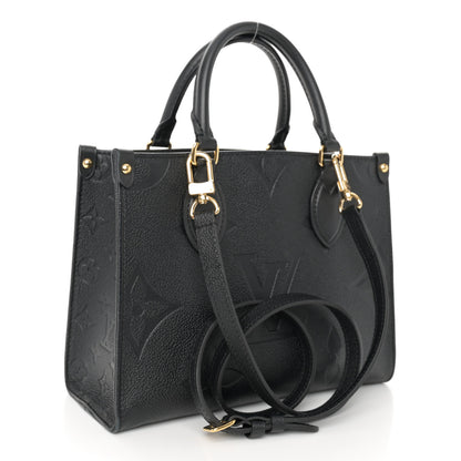 Louis Vuitton Empreinte Monogram Giant Onthego PM Black 3 of 9