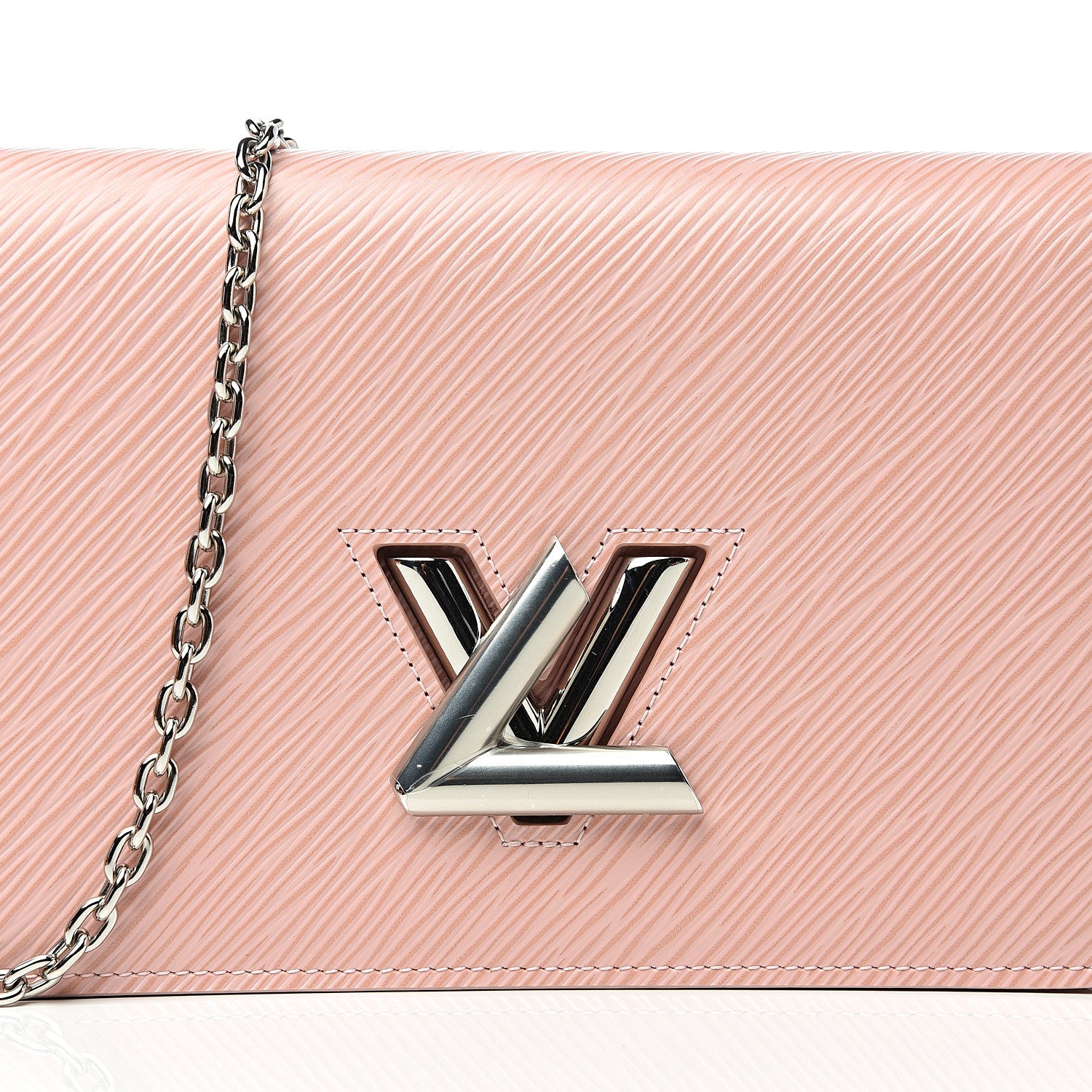 Louis Vuitton Epi Twist Belt Chain Wallet Rose Ballerine 8 of 9