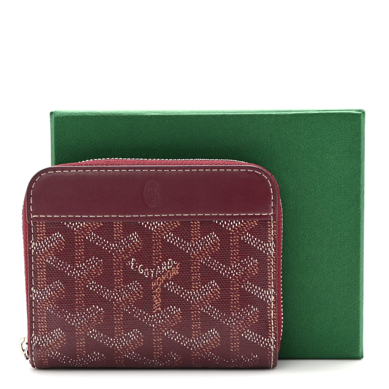 Goyard Goyardine Matignon PM Wallet Bordeaux 8 of 8