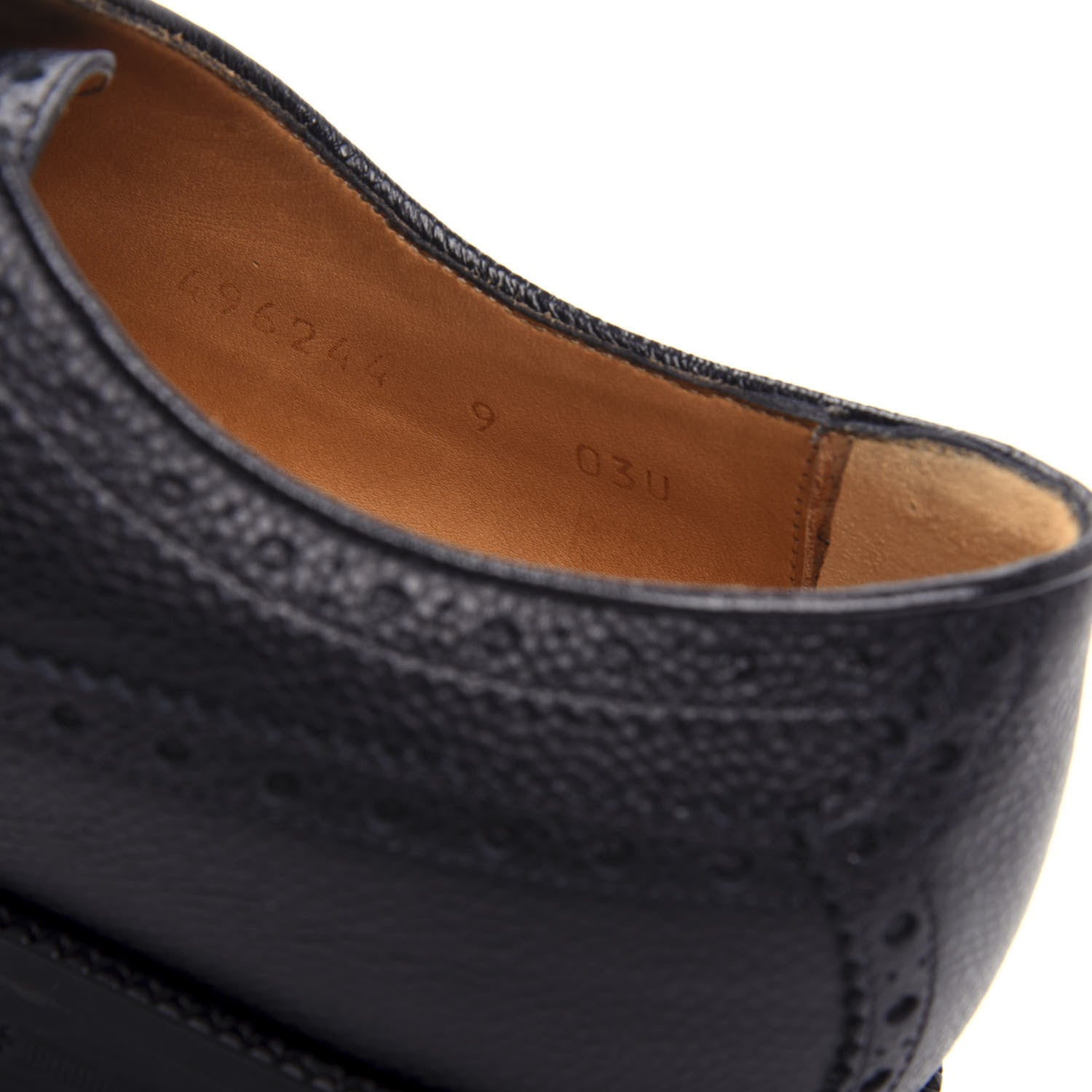 Gucci Calfskin Web Mens Queercore Brogue Derby Loafers 9 Black 10 of 11