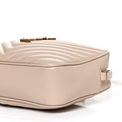 Saint Laurent Calfskin Matelasse Monogram Lou Camera Bag Nude Powder 10 of 11