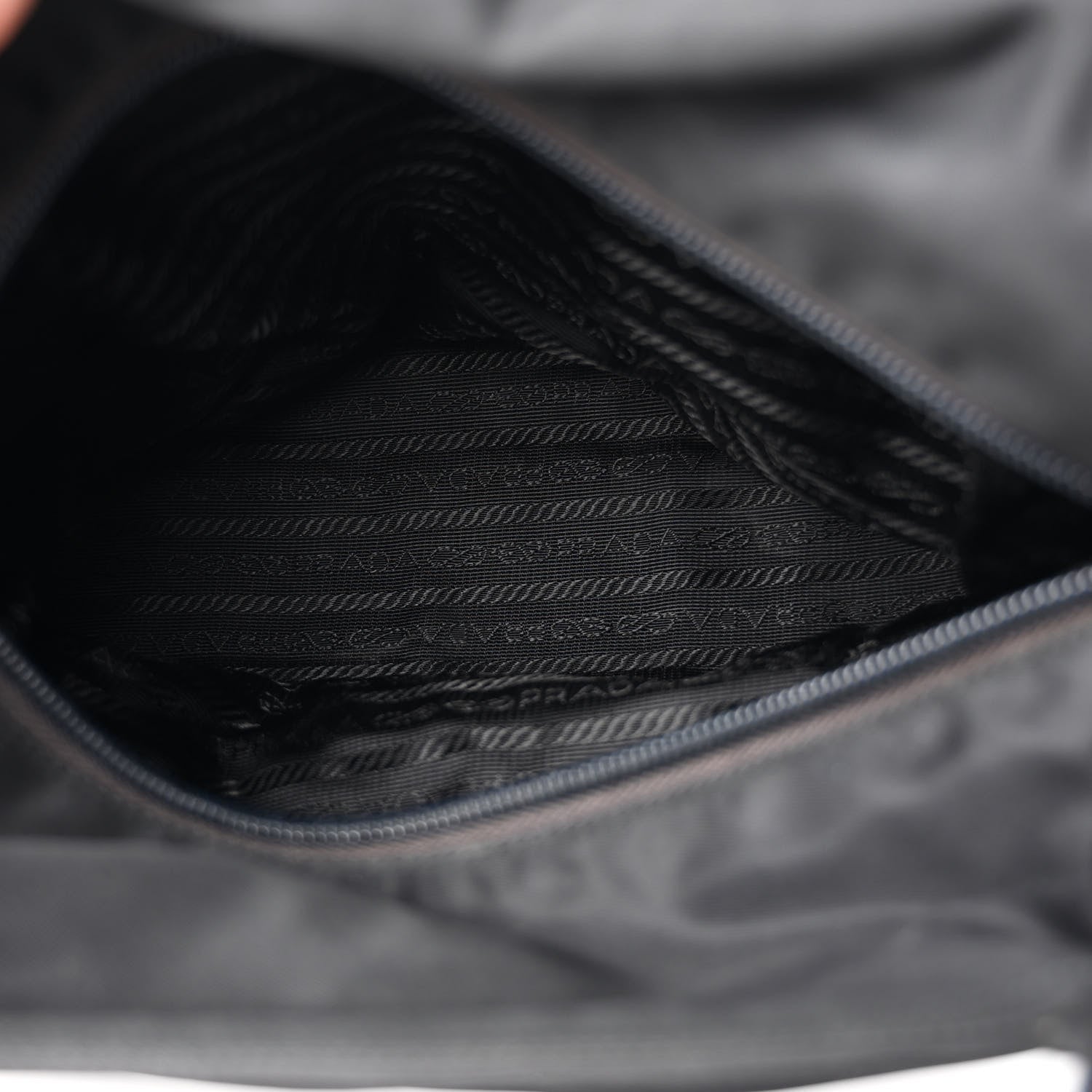 Prada Tessuto Nylon Shoulder Bag Black 5 of 11