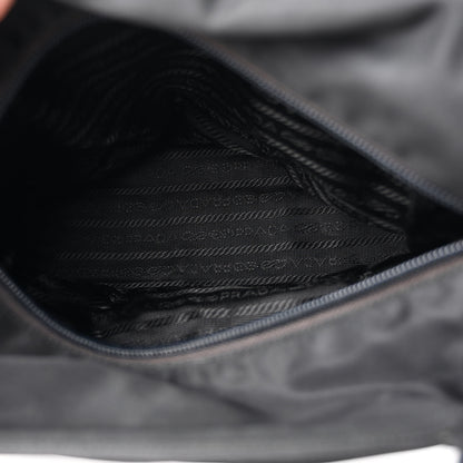 Prada Tessuto Nylon Shoulder Bag Black 5 of 11