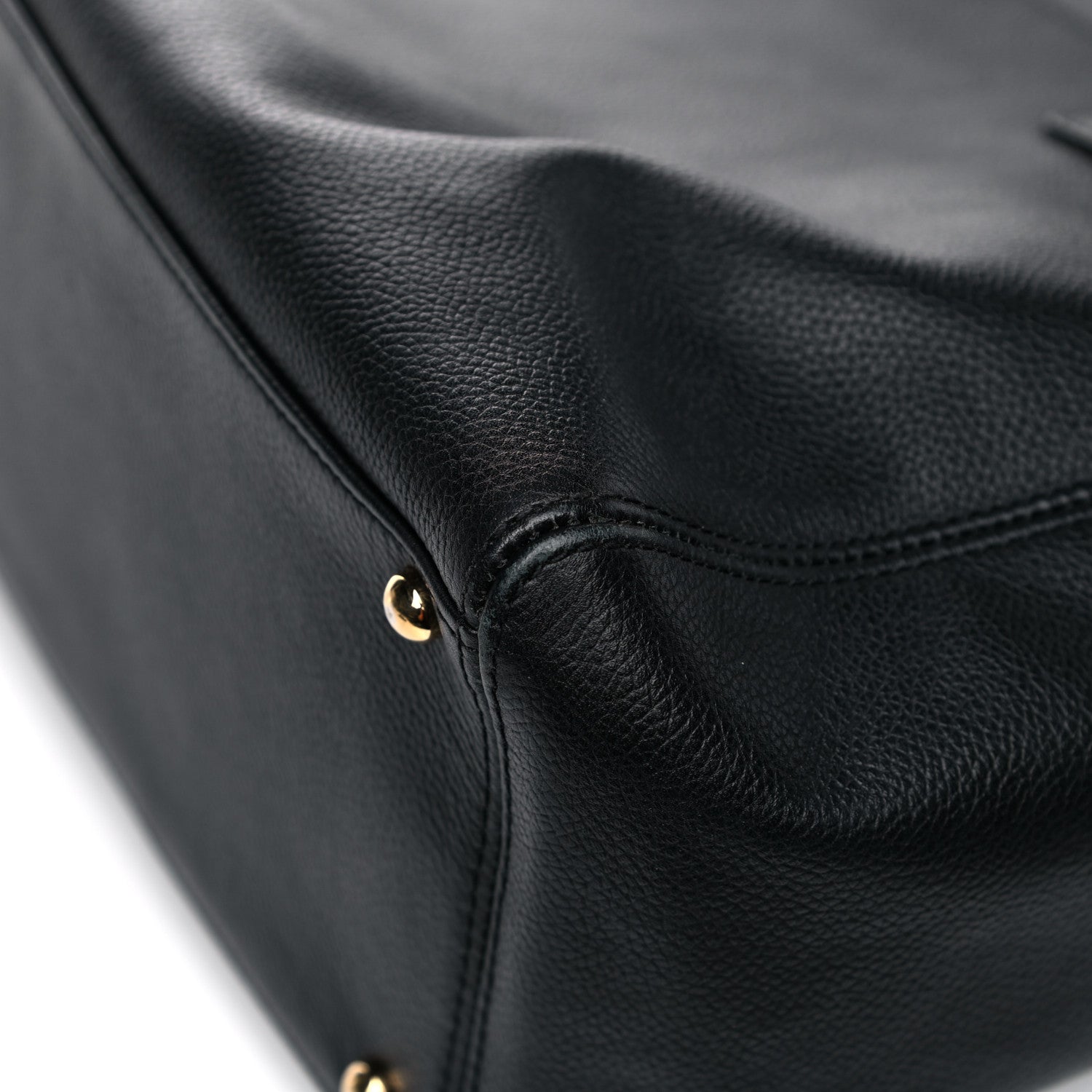 Chanel Calfskin Cerf Executive Shopper Tote Black 19 of 30
