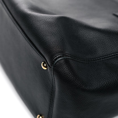 Chanel Calfskin Cerf Executive Shopper Tote Black 19 of 30