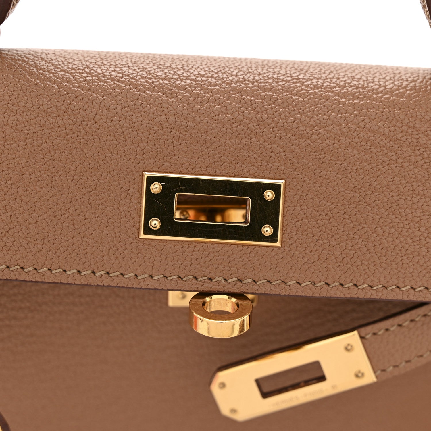 Hermes Chevre Mysore Mini Kelly Sellier 20 Quebracho 12 of 15