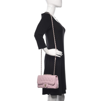 Chanel Lambskin Quilted Mini Mademoiselle Chic Flap Pink 3 of 14