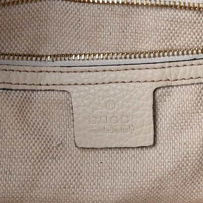 Gucci Pebbled Calfskin Large Soho Hobo Off White 6 of 11