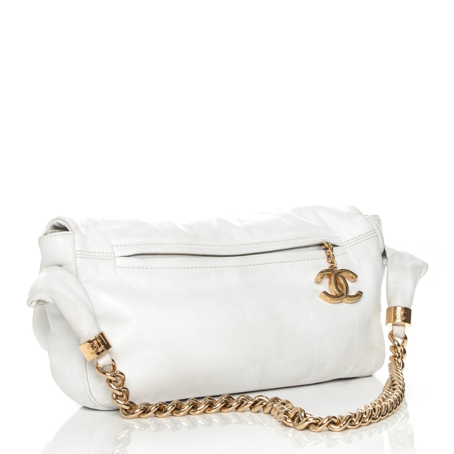 Chanel Lambskin Rodeo Drive Flap White 3 of 10