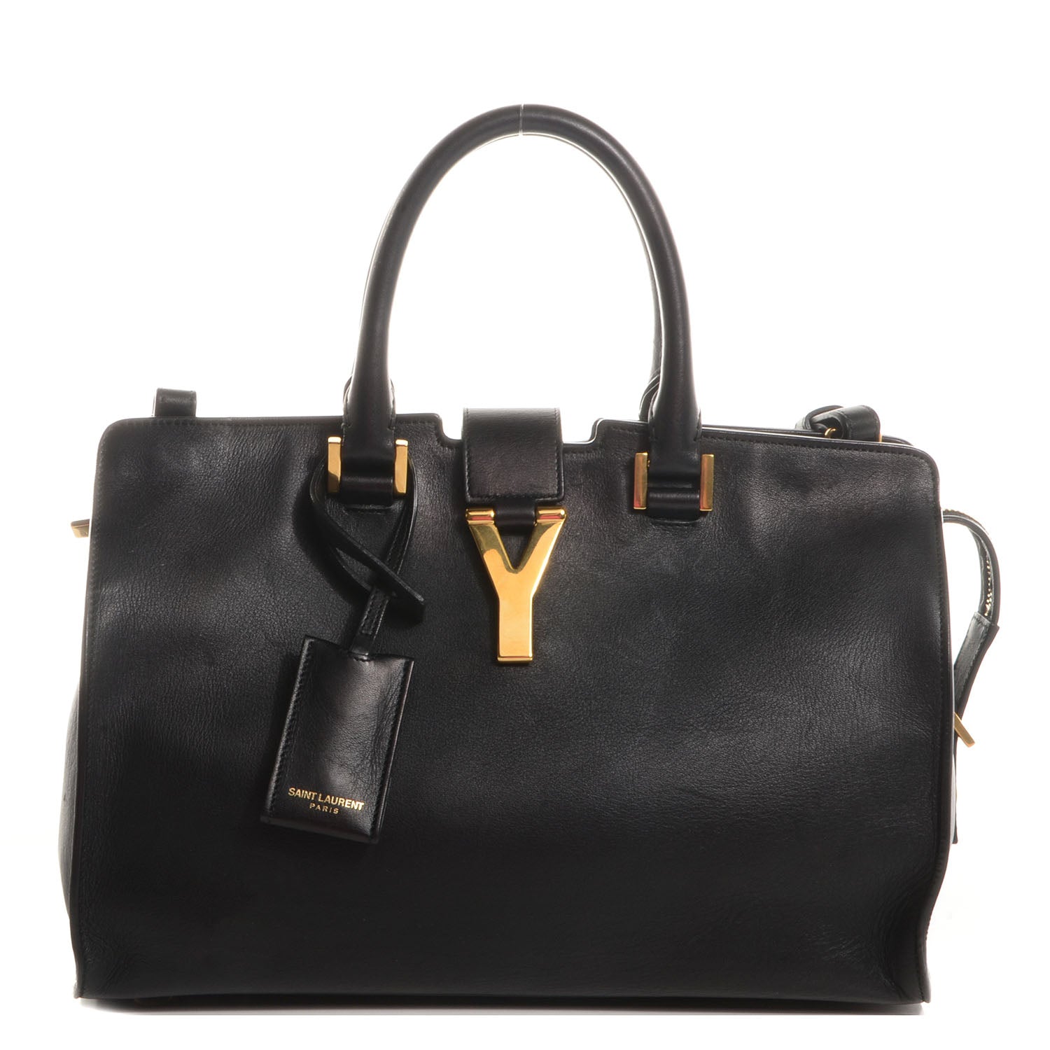 Saint Laurent Leather Small Classic Y Cabas Black 1 of 8