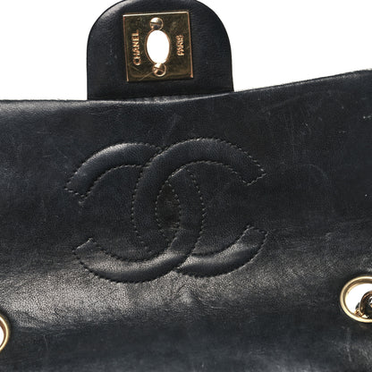 Chanel Lambskin Quilted Mini Square Flap Black 12 of 13