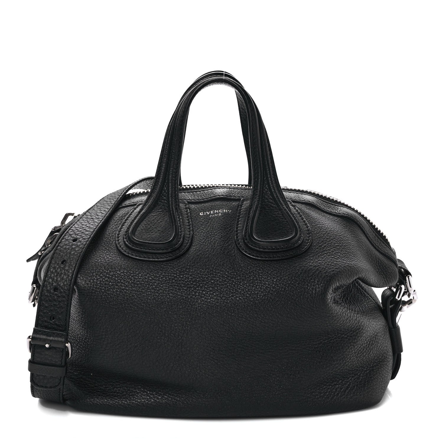 Givenchy Pebbled Calfskin Medium Nightingale Black 1 of 12