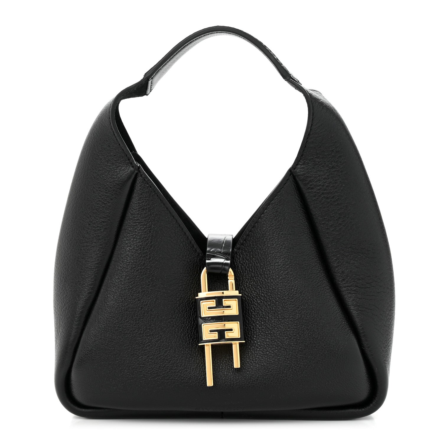 Givenchy Grained Calfskin Mini G-Lock Hobo Black 1 of 10