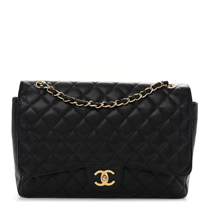 Chanel Caviar Quilted Maxi Double Flap Black 1 of 12