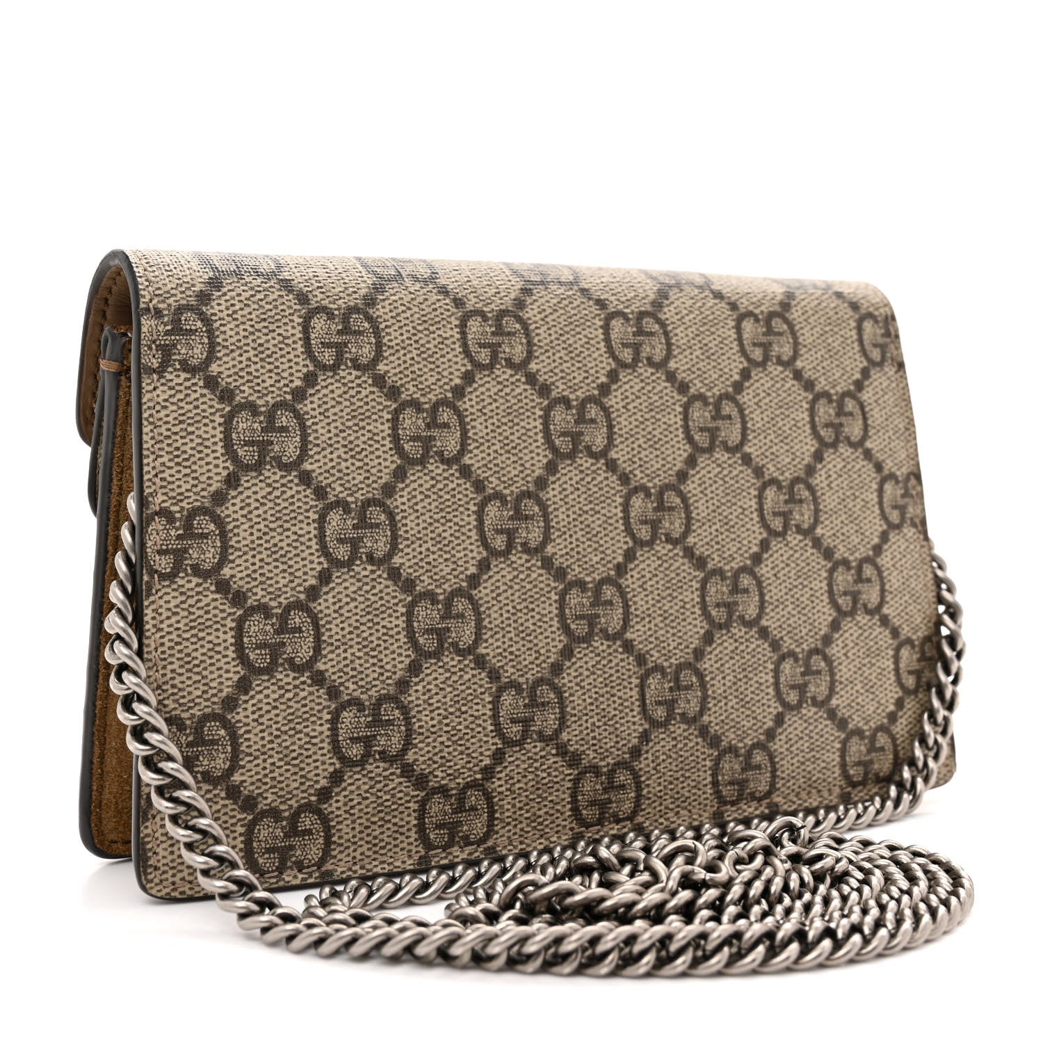 Gucci GG Supreme Monogram Super Mini Dionysus Shoulder Bag Taupe 3 of 13