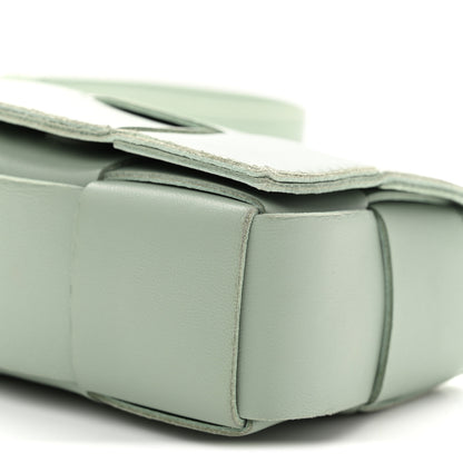 Bottega Veneta Lambskin Maxi Intreccio Candy Cassette Crossbody Bag Sage 9 of 9