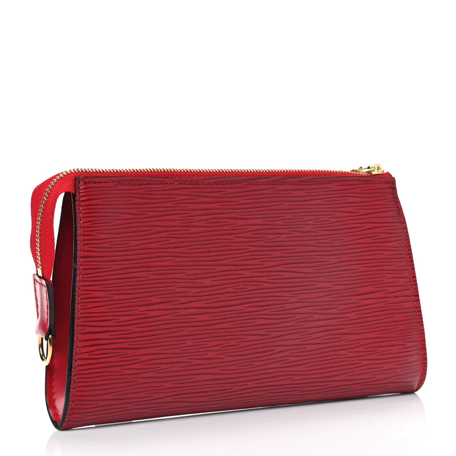 Louis Vuitton Epi Pochette Accessories 24 Castillan Red 2 of 9