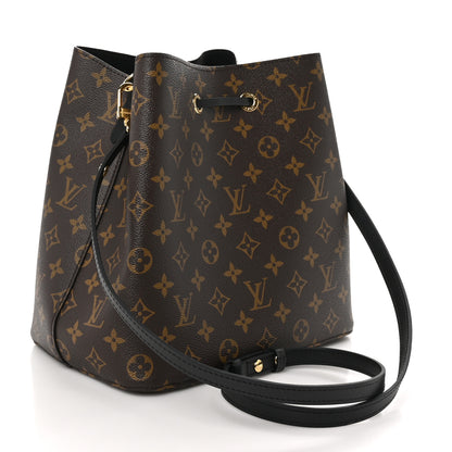 Louis Vuitton Monogram Neonoe MM Black 3 of 11