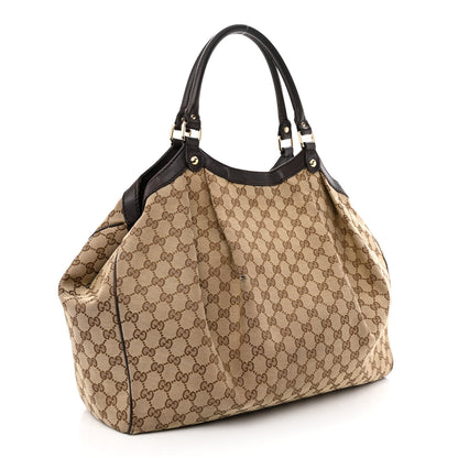 Gucci Monogram Large Sukey Tote Dark Brown 3 of 23