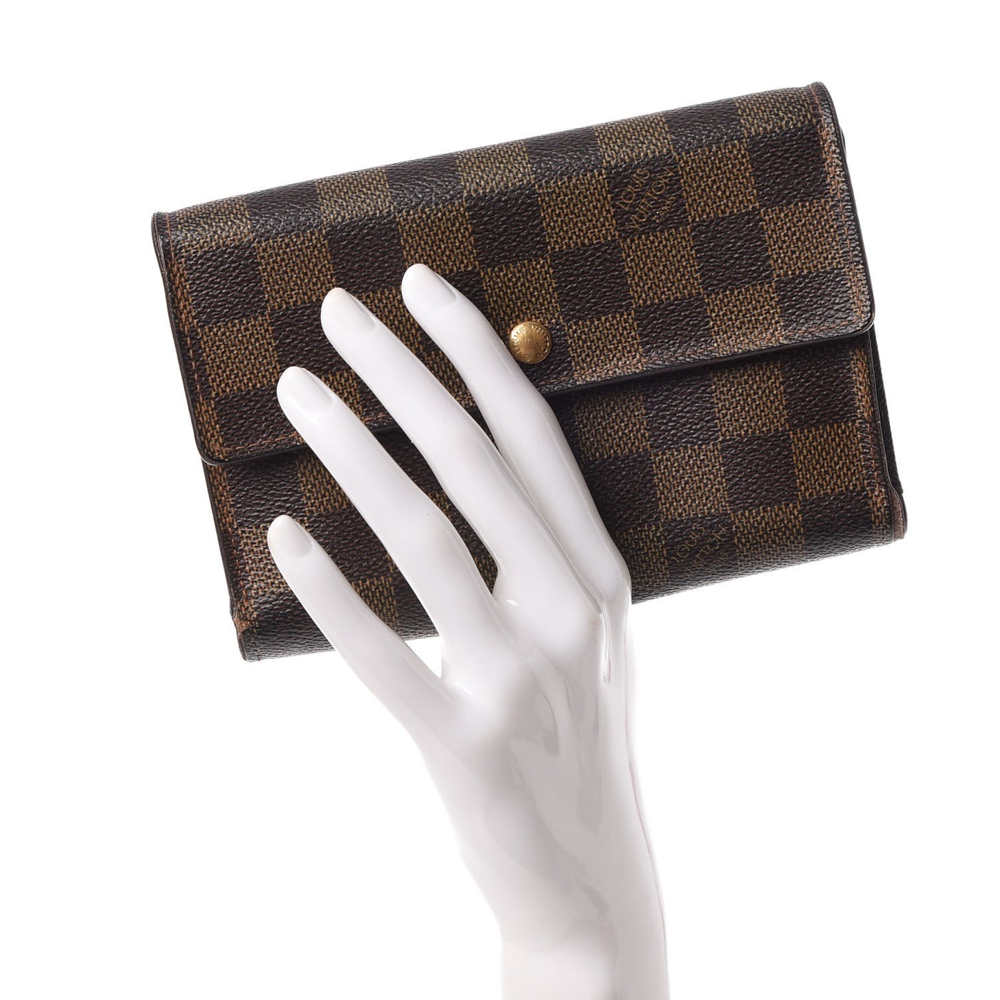 Damier Ebene Porte Tresor Etui Papier Wallet