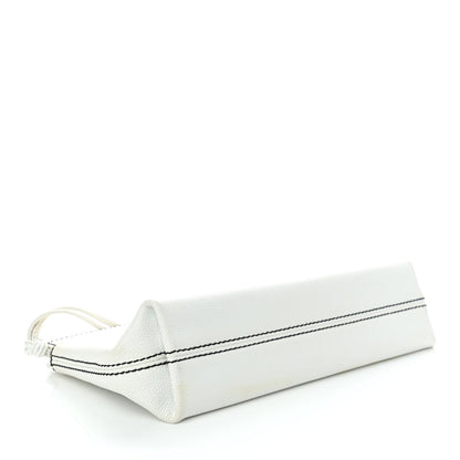 Chanel Caviar Resin CC Zip Clutch White 4 of 8