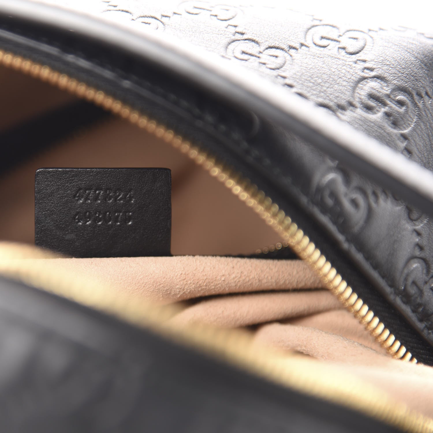 Gucci Guccissima Signature Large Linea A Hobo Black 9 of 10