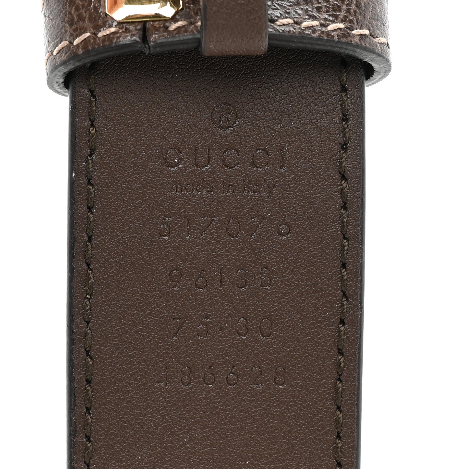 Gucci GG Supreme Monogram Web Small Ophidia Belt Bag 75 30 Dark Brown 10 of 10