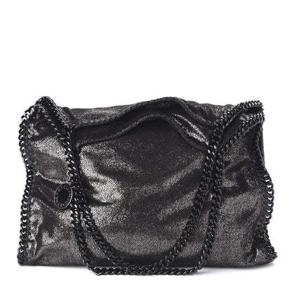 Stella McCartney Metallic Shaggy Deer Small Falabella Tote Black 1 of 9