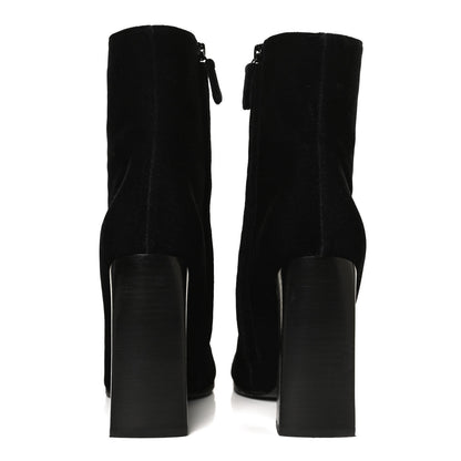 Balenciaga Smooth Velvet Ankle Boots 39 Black 6 of 12
