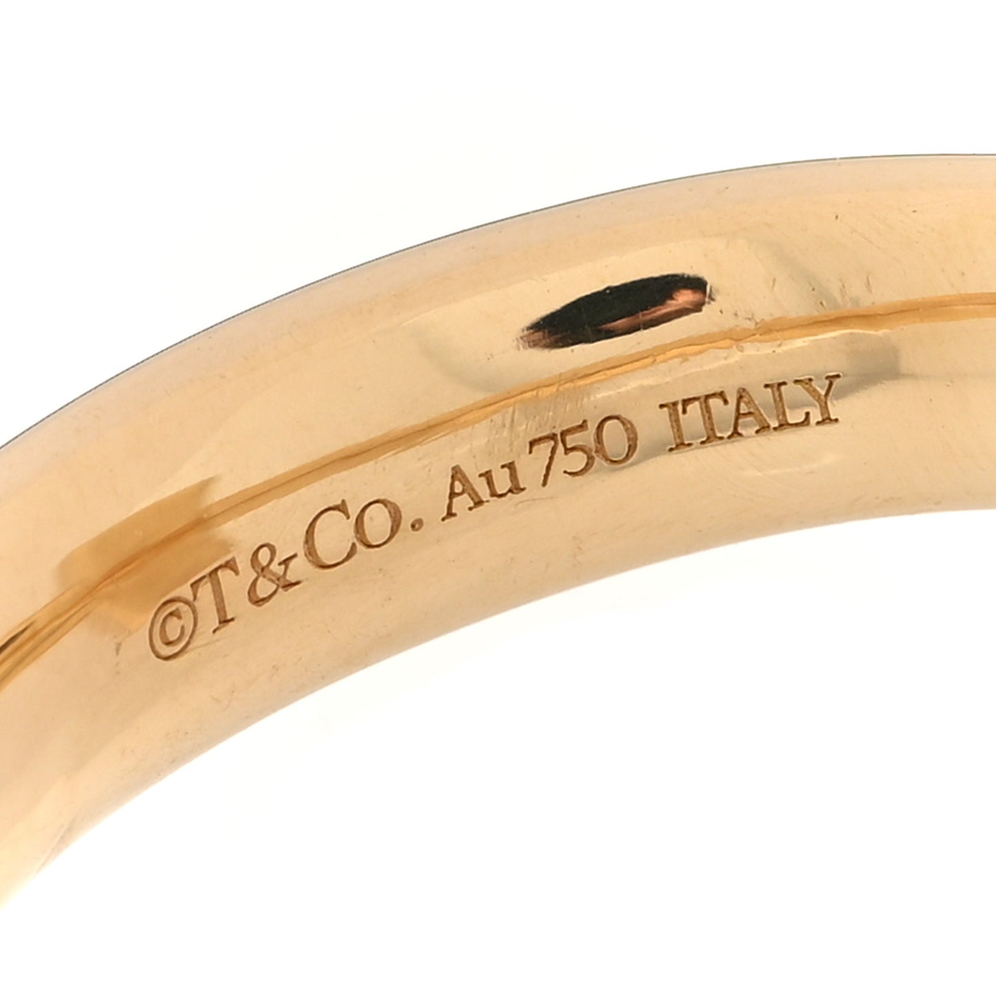 18K Yellow Gold 4.5mm T T1 Wide Ring 62 10