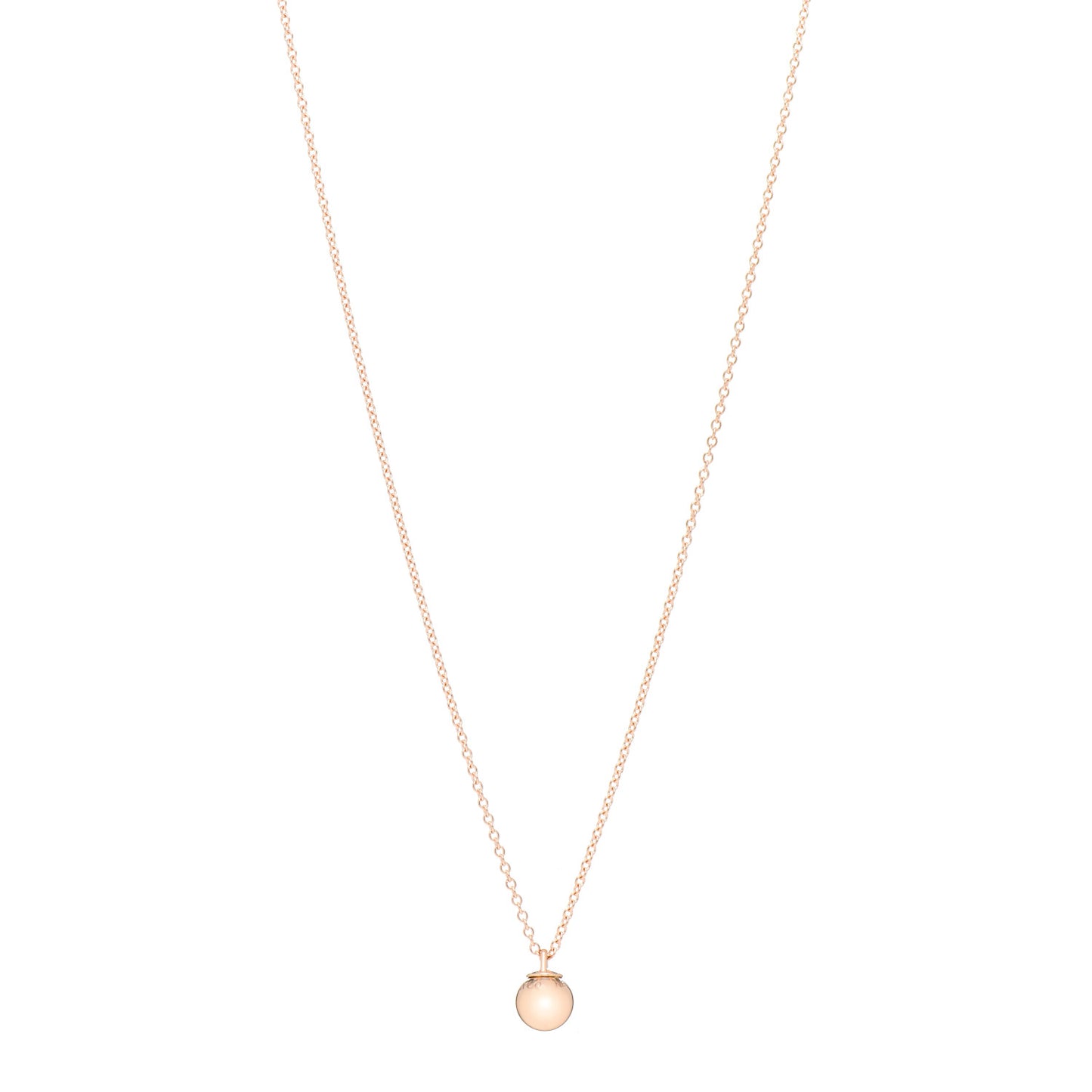 18K Rose Gold 8mm HardWear Ball Pendant Necklace