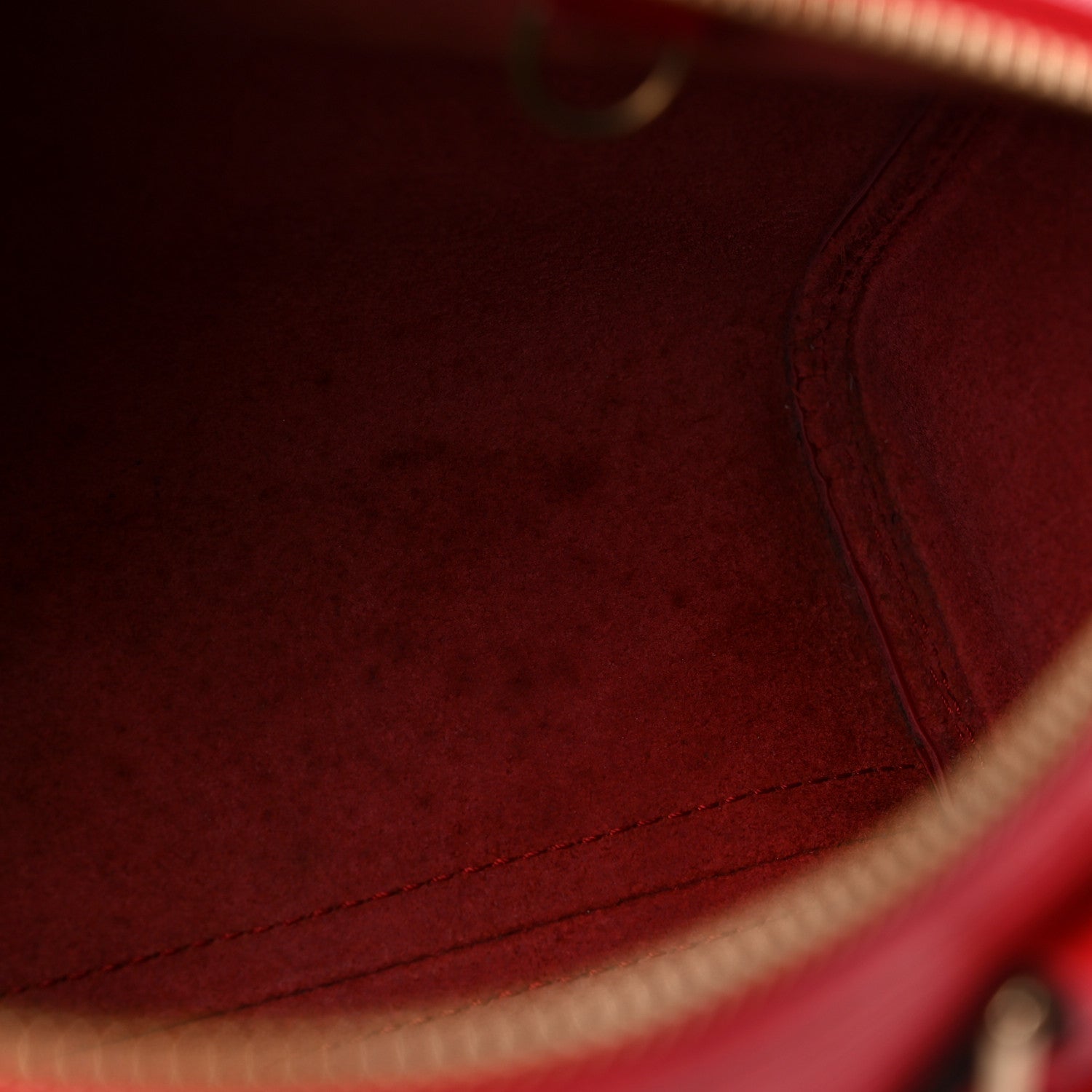 Louis Vuitton Epi Speedy 25 Castillan Red 14 of 18