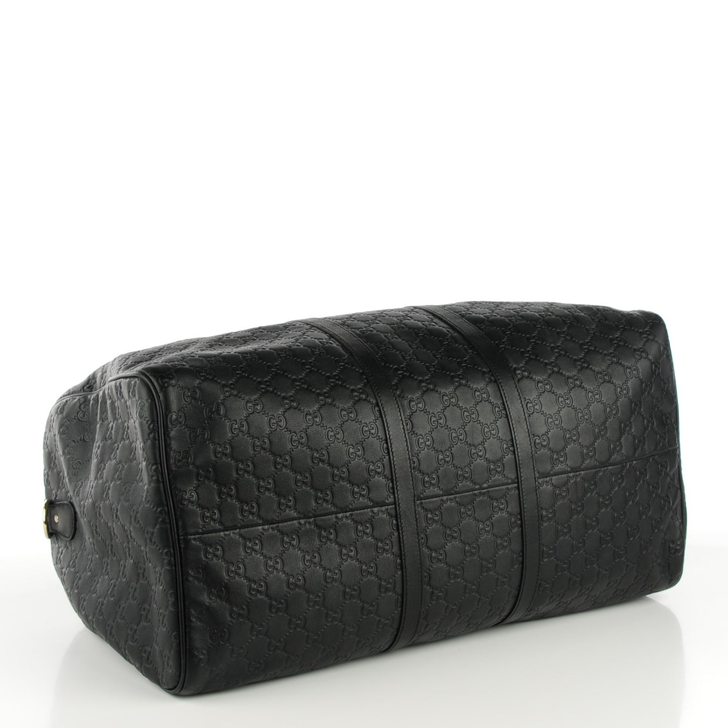 Guccissima Large Carry On Duffle Black