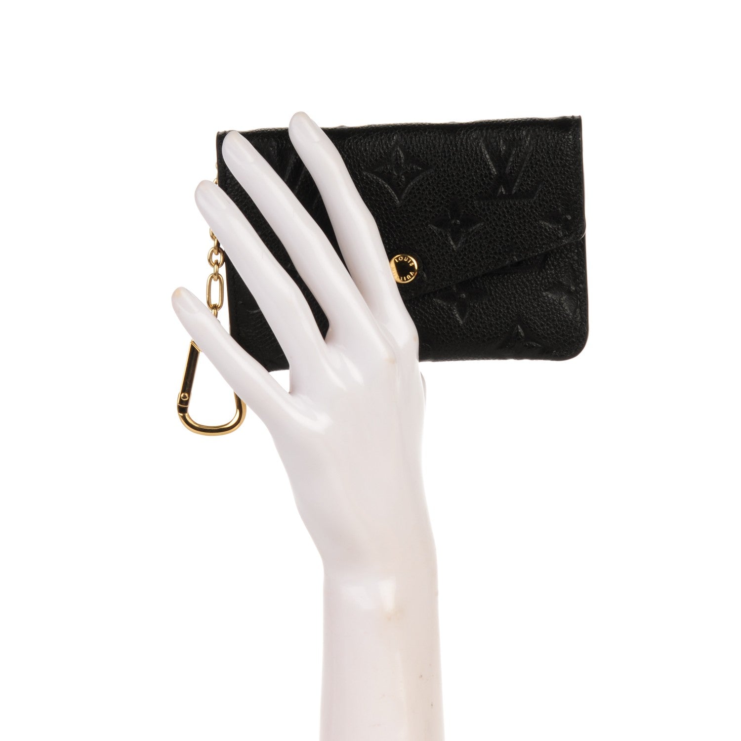 Louis Vuitton Empreinte Key Pouch Black 2 of 7