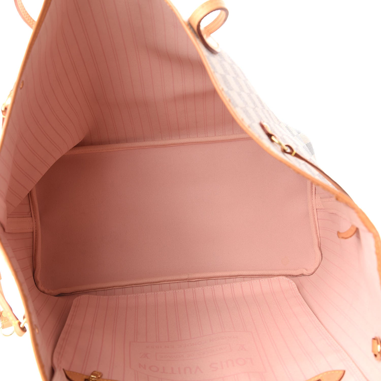 Louis Vuitton Damier Azur Neo Neverfull GM Rose Ballerine 5 of 10