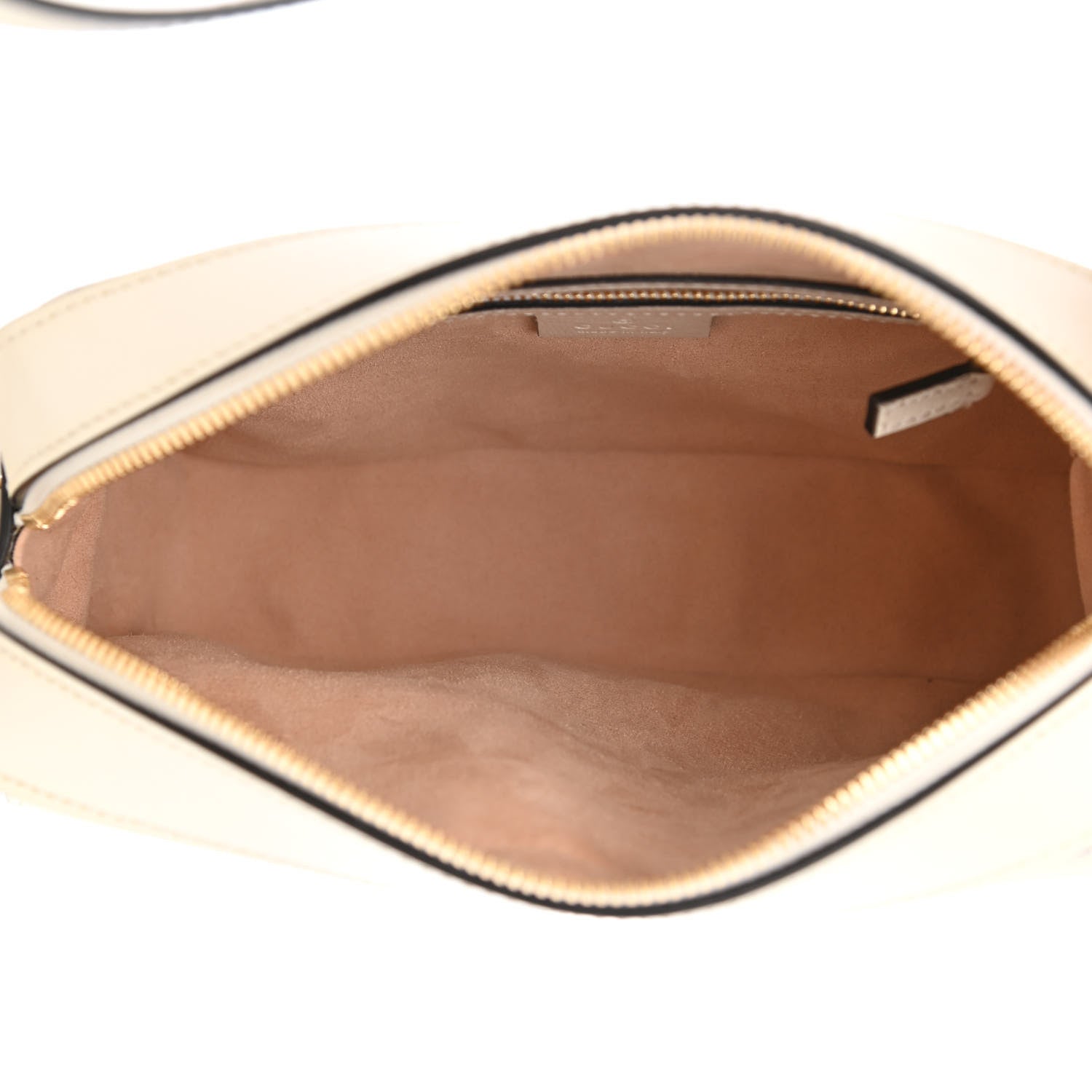 Gucci GG Supreme Monogram Small Horsebit 1955 Shoulder Bag Beige Mystic White 5 of 12