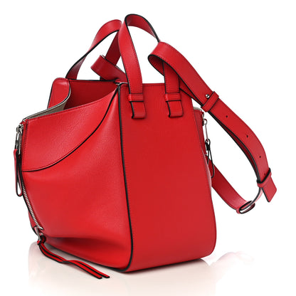 Loewe Calfskin Small Hammock Shoulder Bag Red 3 of 12