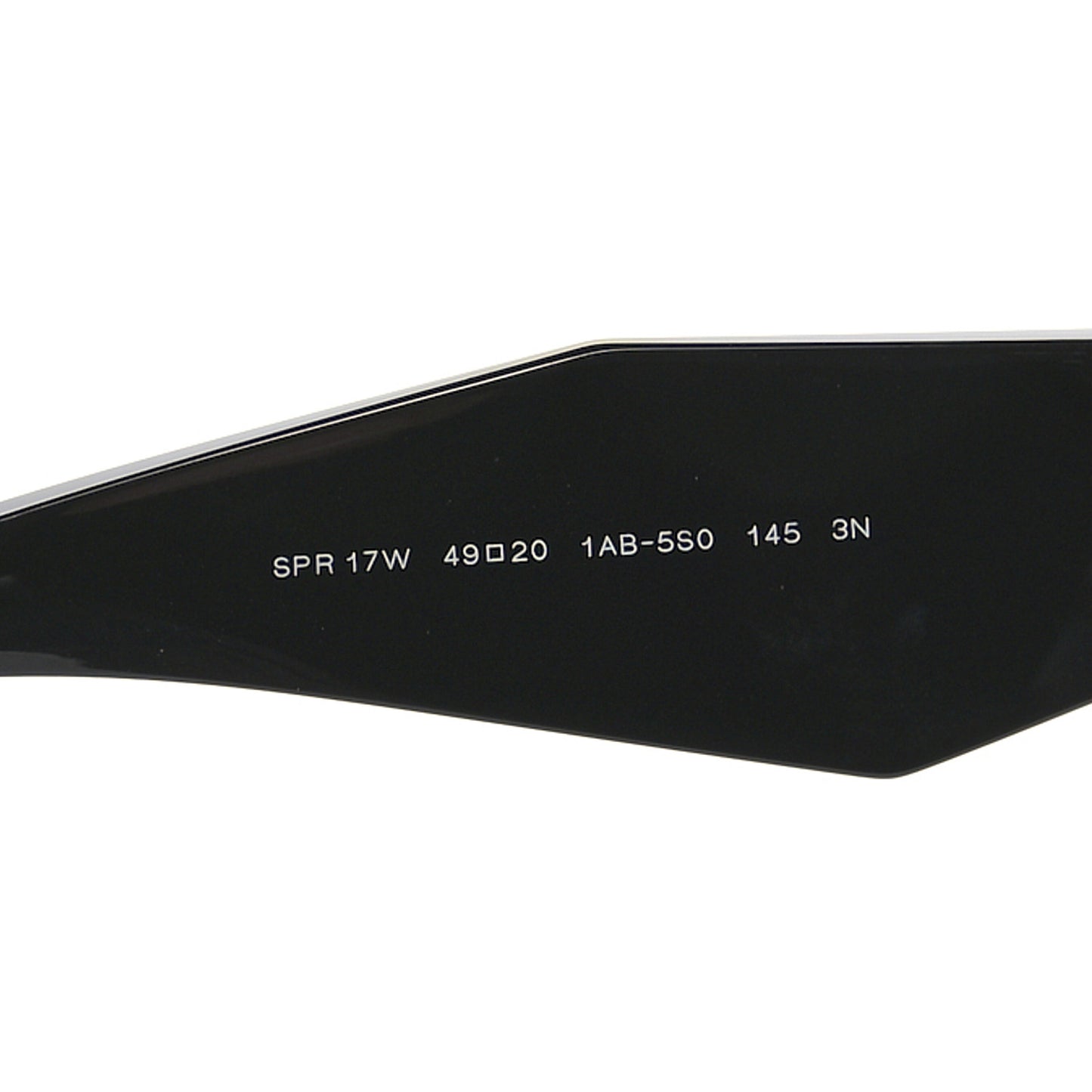 Acetate Symbole Sunglasses SPR 17W Black