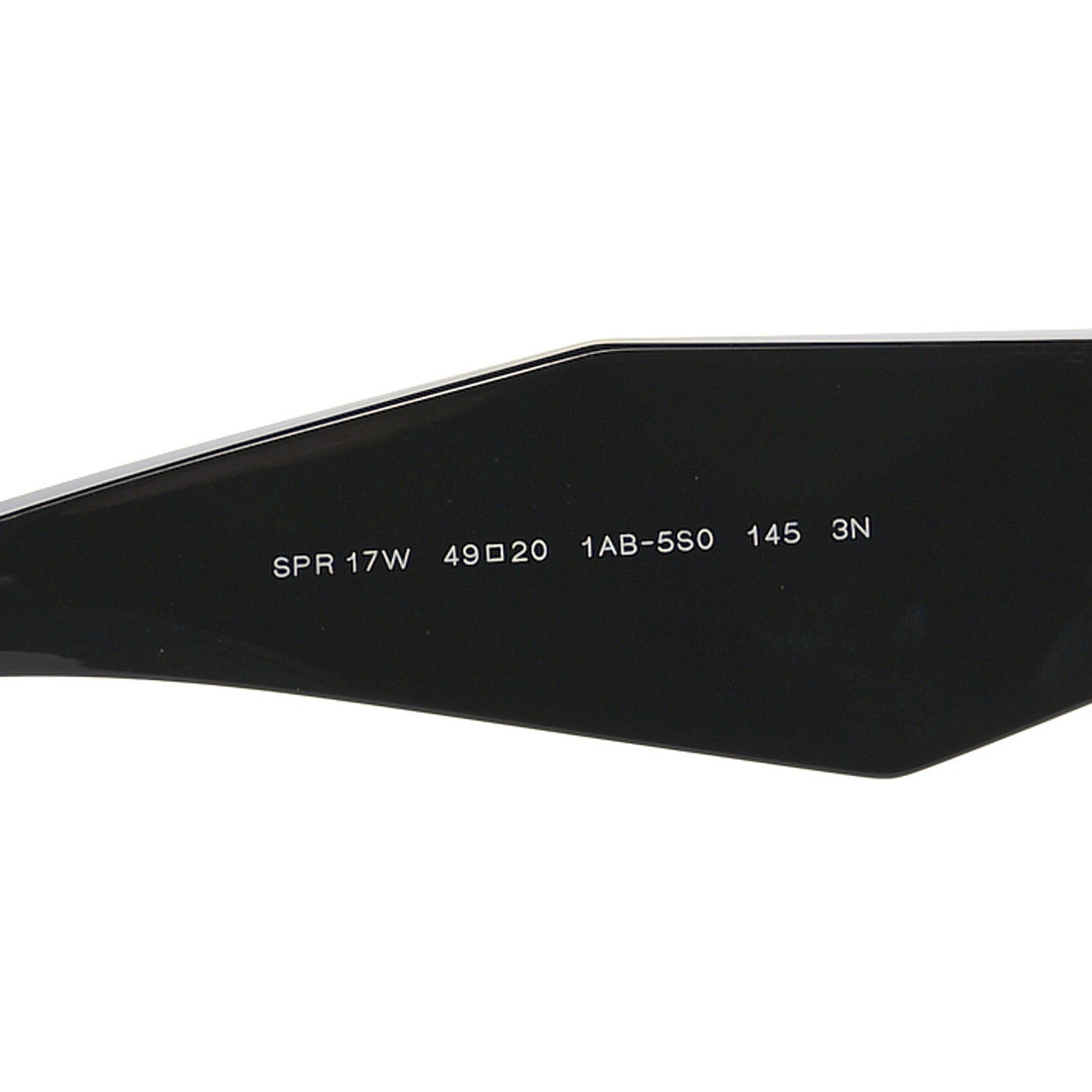 Prada Acetate Symbole Sunglasses SPR 17W Black 6 of 7