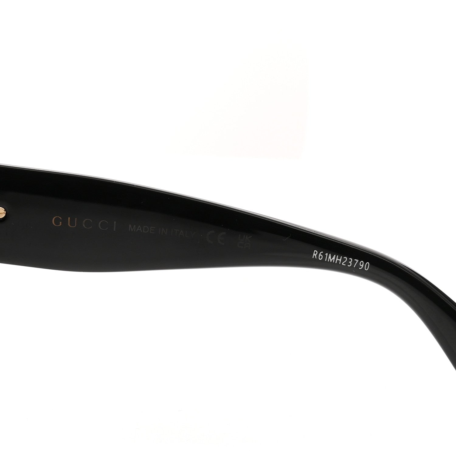 Gucci Acetate Low Nose Bridge Fit Sunglasses GG1976SK Black 6 of 8