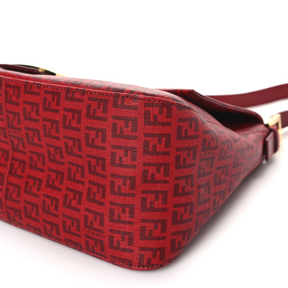 Fendi Zucchino Spalmati Vitello Mama Baguette Bordeaux Rubino 10 of 10